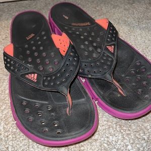 Adidas flip flops